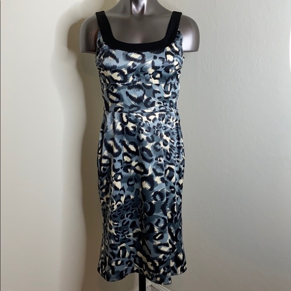 Donna Rico Women’s Blue and Black Animal Graphic Print Sleeveless Mini Dress 10P - Picture 11 of 11